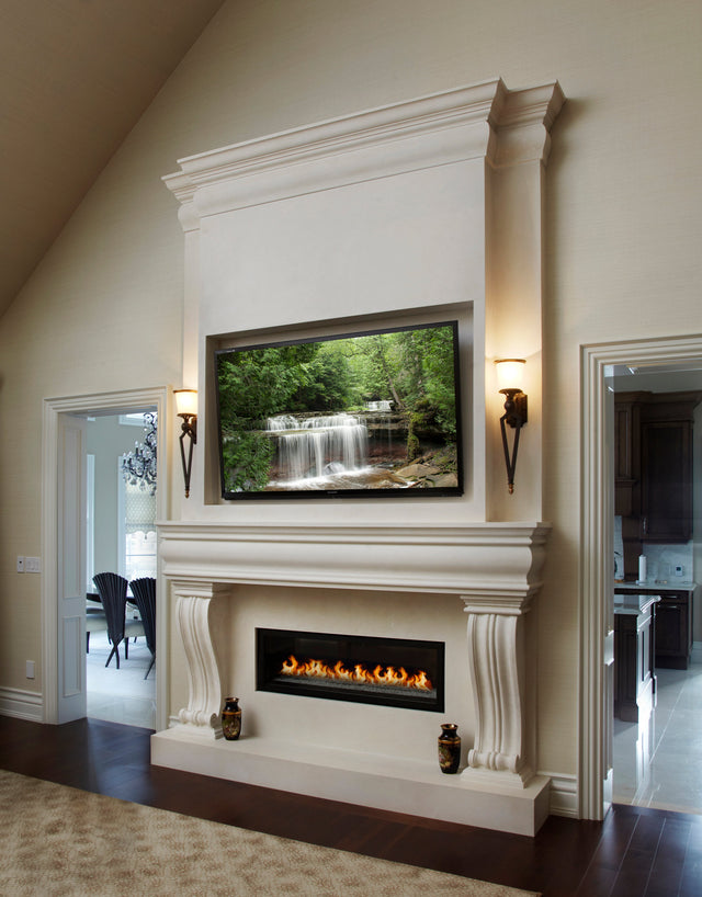 Omega Fireplace Mantel Surround (Cast Stone) 1106.536 GS