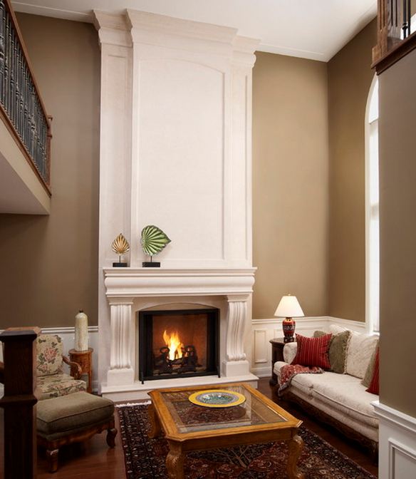 Omega Fireplace Mantel Surround (Cast Stone) 1106.536 GS