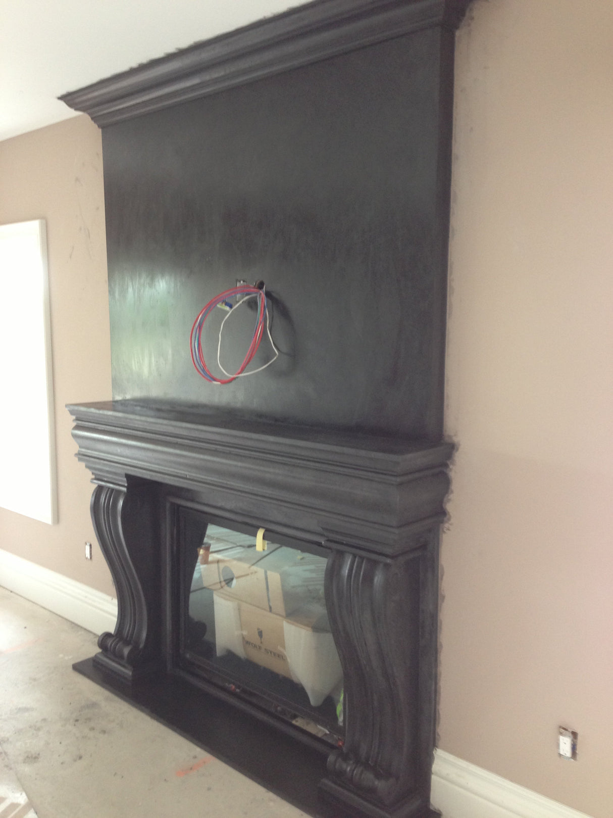 Omega Fireplace Mantel Surround (Cast Stone) 1106.536 GS
