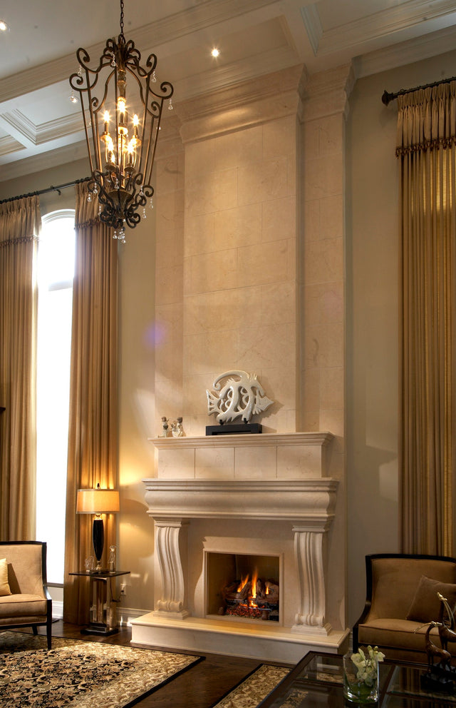 Omega Fireplace Mantel Surround (Cast Stone) 1106.536 GS