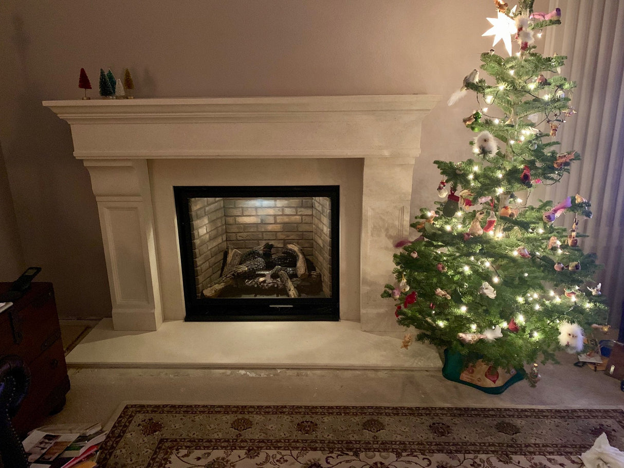 Omega Fireplace Mantel Surround (Cast Stone) 1110.511 GS