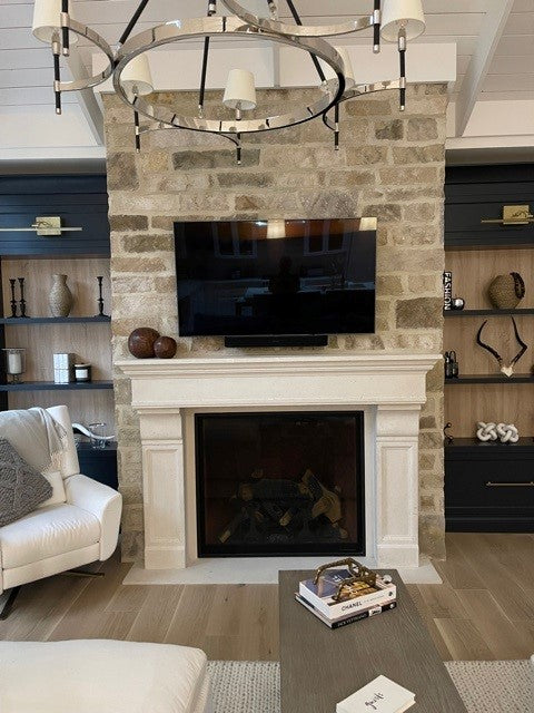 Omega Fireplace Mantel Surround (Cast Stone) 1110.511 GS