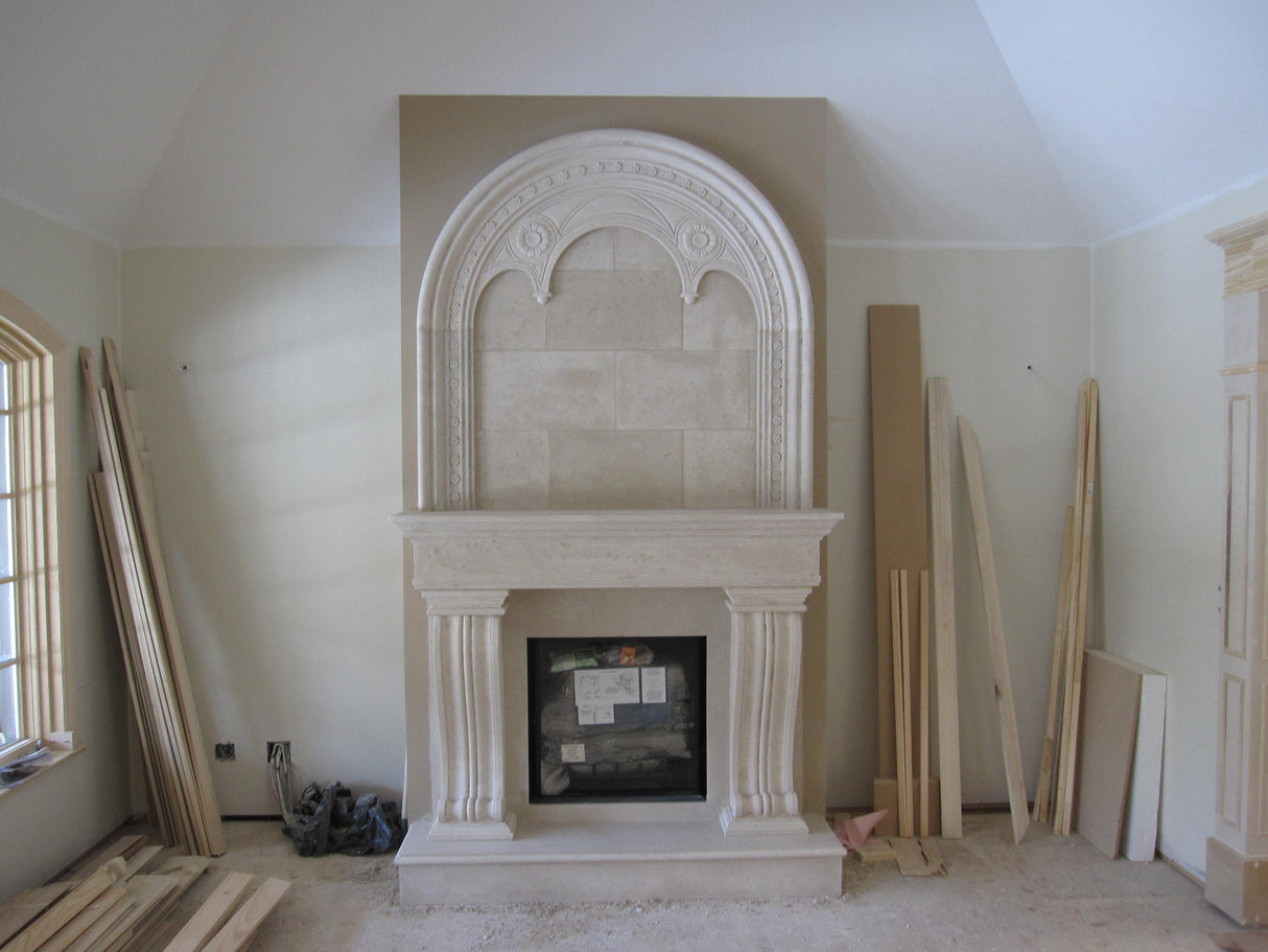 Omega Fireplace Mantel Surround (Cast Stone) 1110.536 GS