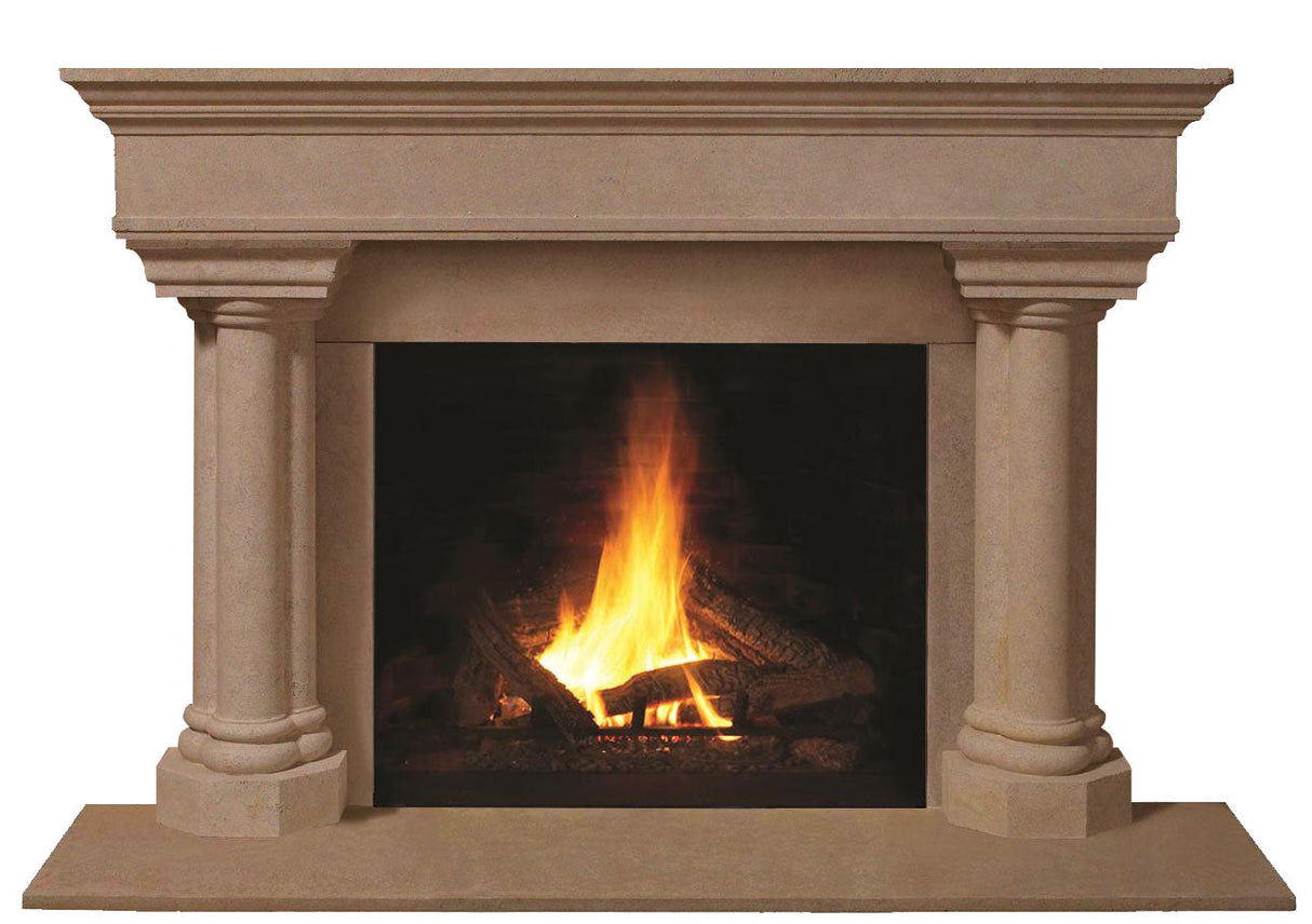 Omega Fireplace Mantel Surround (Cast Stone) 1110.555 GS