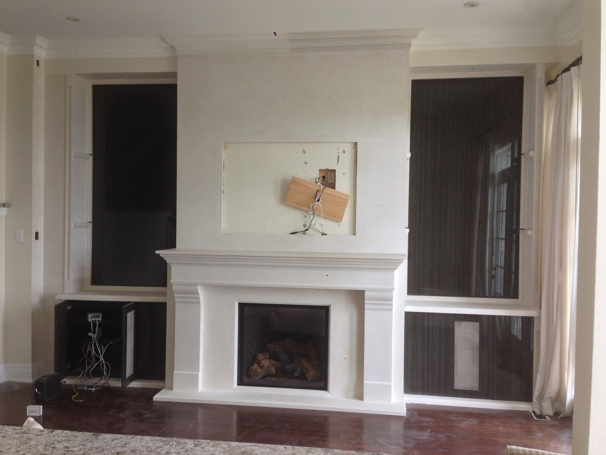 Omega Fireplace Mantel Surround (Cast Stone) 1110.556 GS