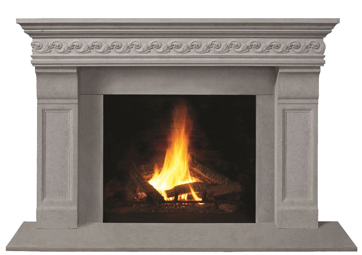 Omega Fireplace Mantel Surround (Cast Stone) 1110S.511 GS