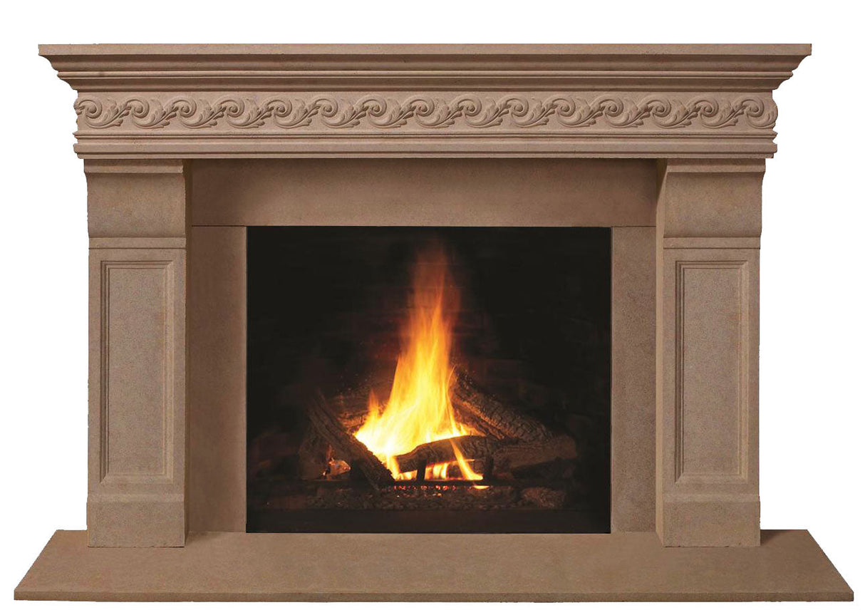 Omega Fireplace Mantel Surround (Cast Stone) 1110S.511 GS