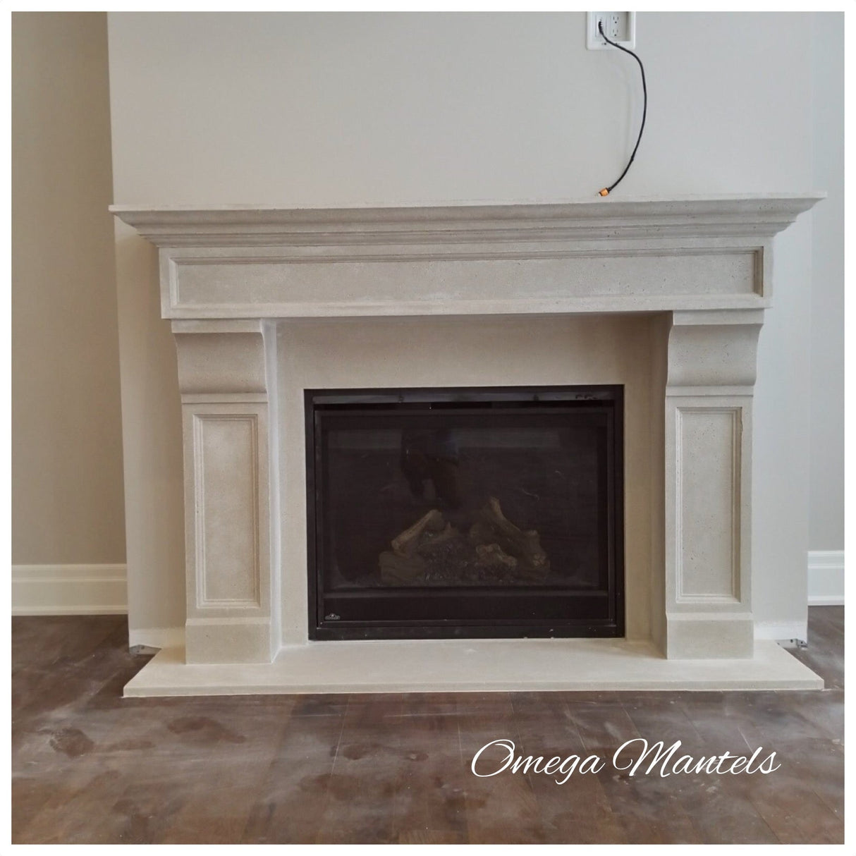 Omega Fireplace Mantel Surround (Cast Stone) 1111.511 GS