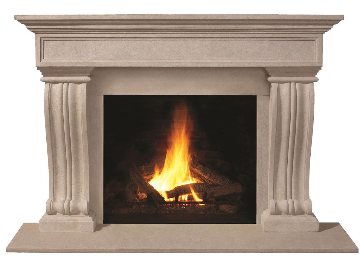 Omega Fireplace Mantel Surround (Cast Stone) 1111.536 GS