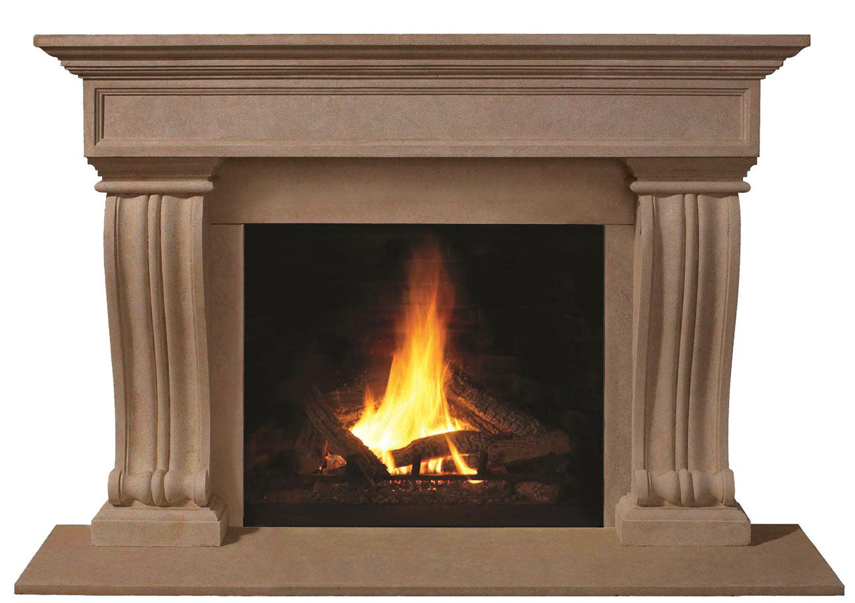 Omega Fireplace Mantel Surround (Cast Stone) 1111.536 GS