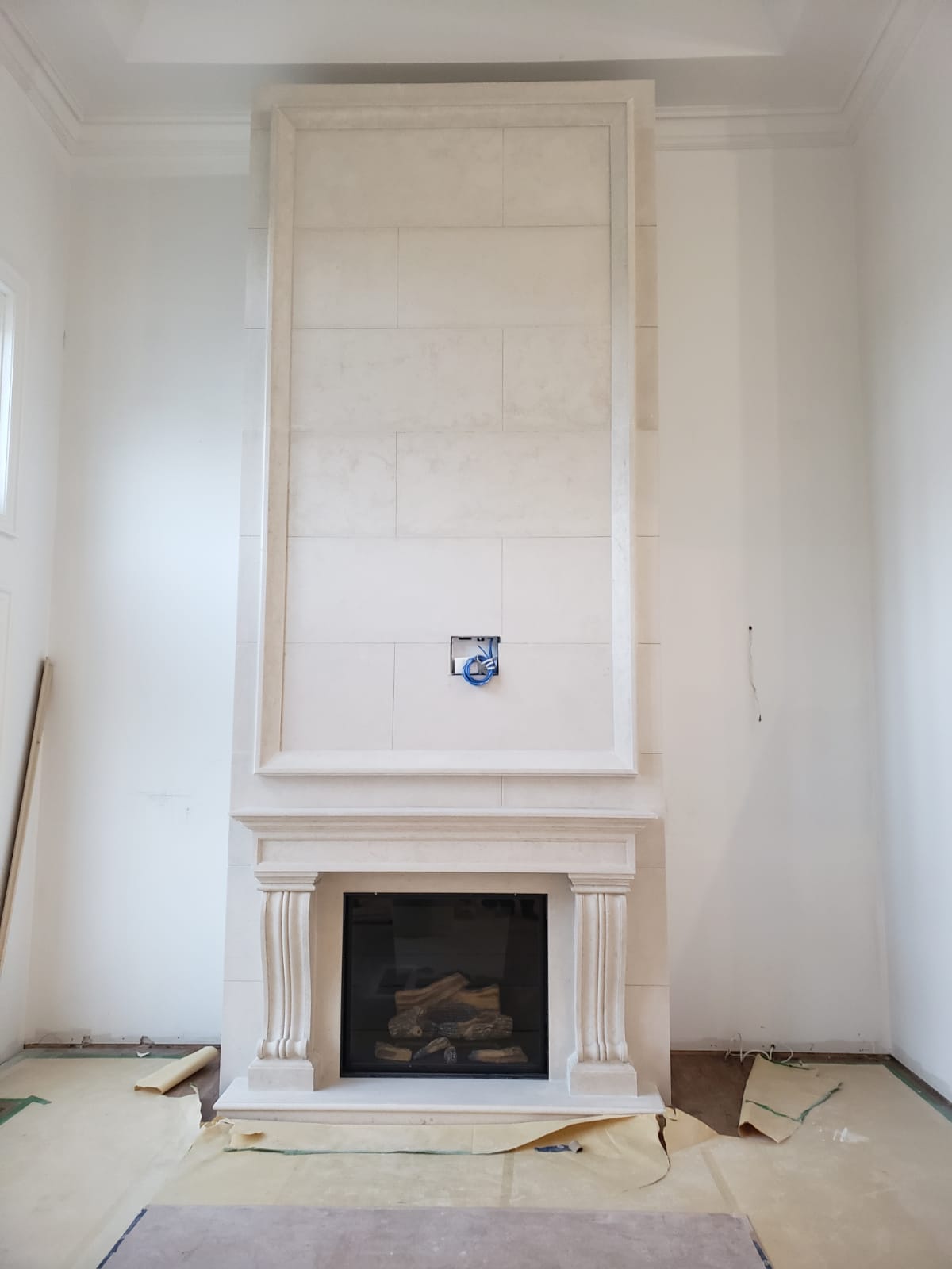 Omega Fireplace Mantel Surround (Cast Stone) 1111.536 GS