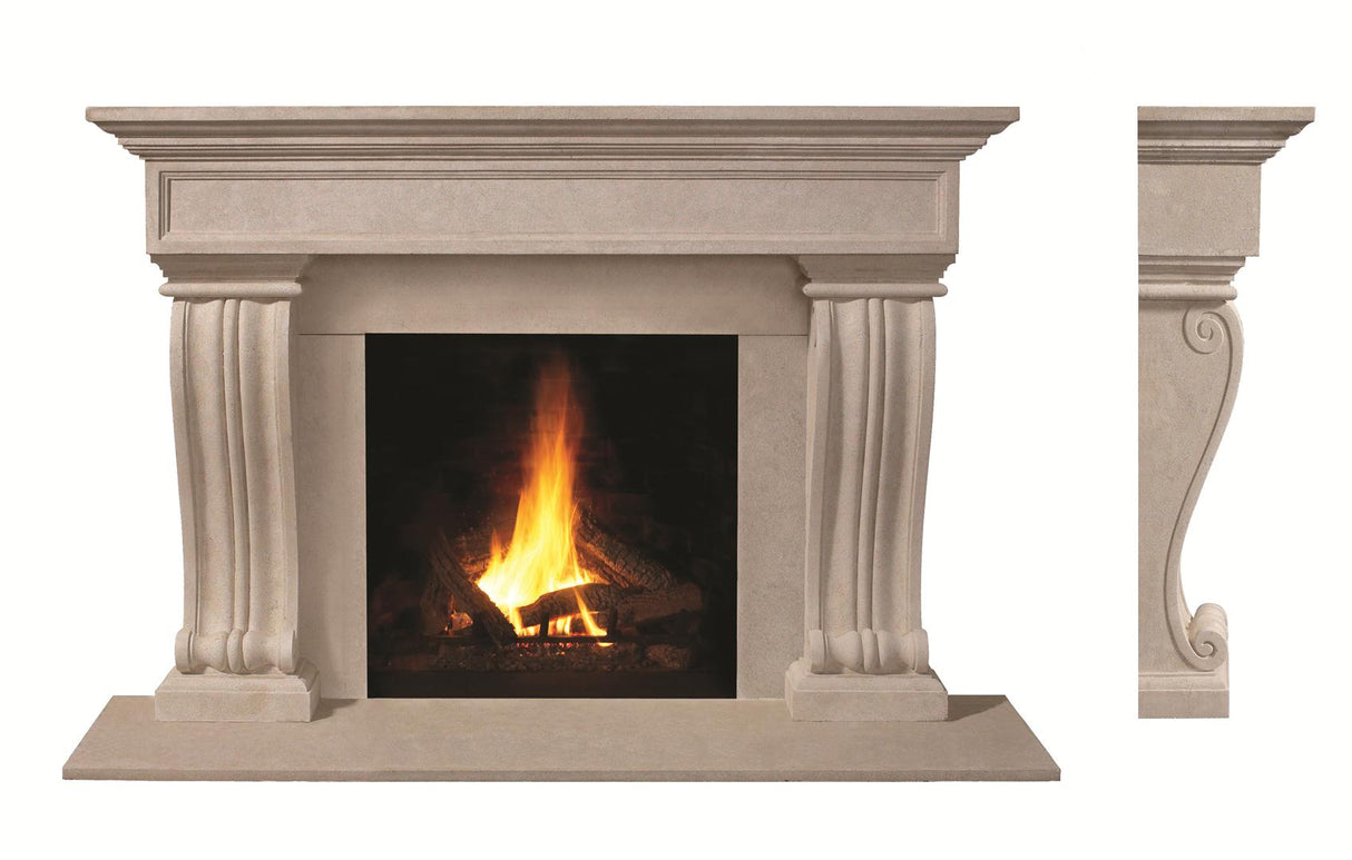 Omega Fireplace Mantel Surround (Cast Stone) 1111.536 GS