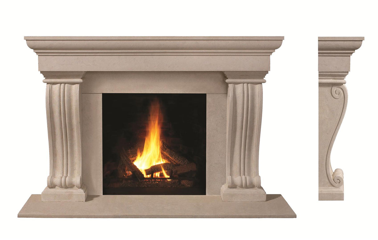 Omega Fireplace Mantel Surround (Cast Stone) 1147.536 GS