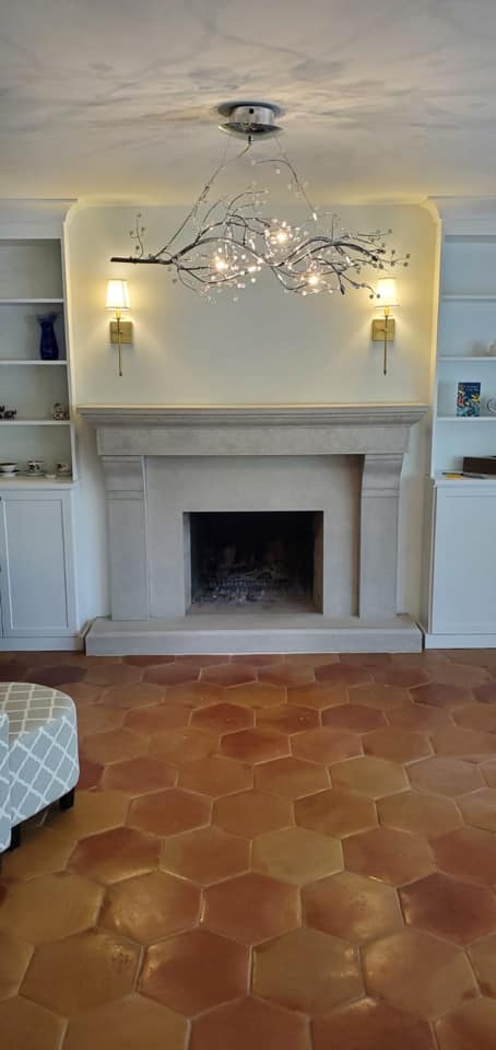 Omega Fireplace Mantel Surround (Cast Stone) 1147.556 GS