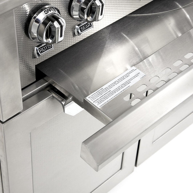 Hestan Deluxe 42-Inch Natural Gas Grill W/ Sear Burner, Rotisserie & Double Side Burner