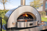 Alfa Classico 4 Pizze Gas Pizza Oven Freestanding on Cart - Ardesia Grey