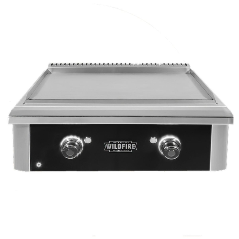 Wildfire Ranch Pro 30” 2 Burner 304 SS Gas Griddle - Built-In