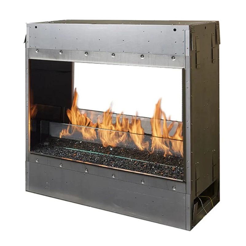 Fire Garden Linear Outdoor Gas Fireplace - 40" See-Thru