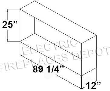 Amantii Panorama Deep 88 framing diagram