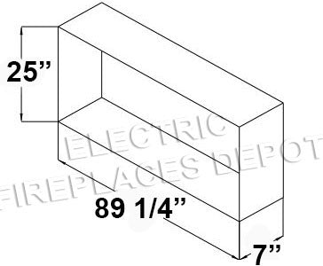 Amantii Panorama Slim 88 framing diagram