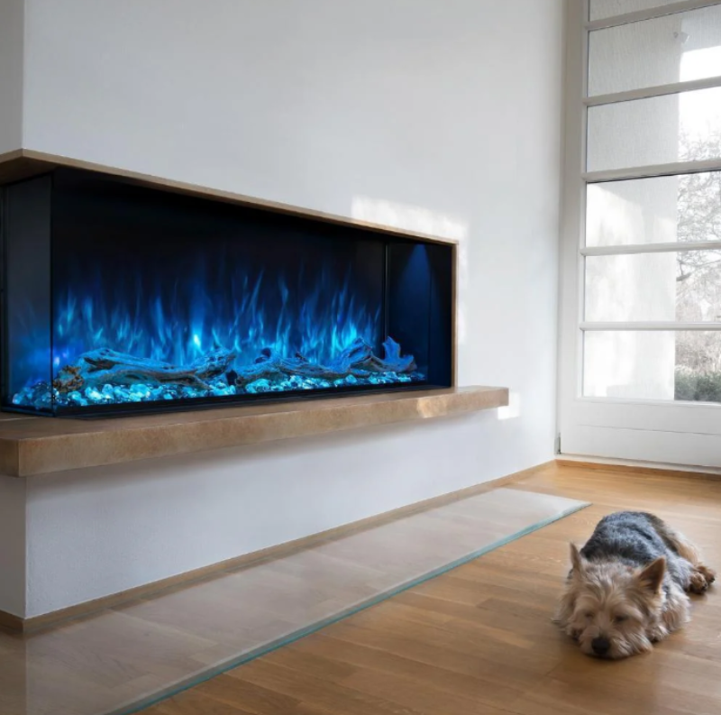 Modern Flames Landscape Pro Multi 120" 3-Sided Electric Fireplace