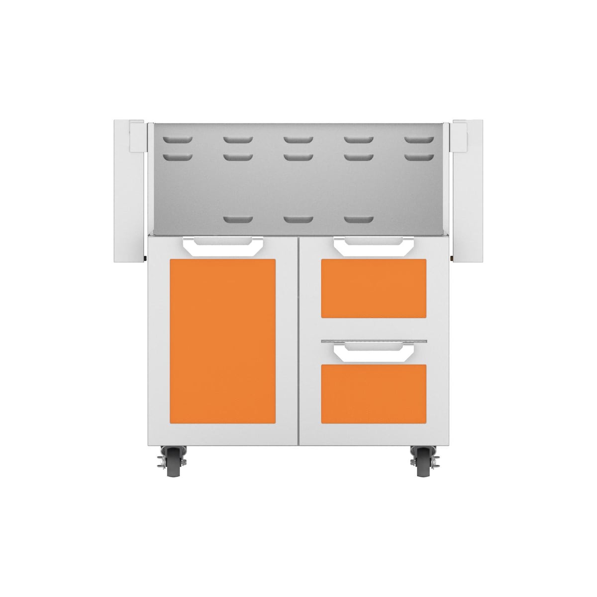 Hestan Double Drawer And Door Tower Cart For 30-Inch Gas Grill