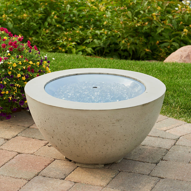 Round Glass Burner Cover