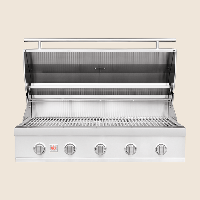 Summerset Sizzler SZR40 40-Inch Built-In Gas Grill - hood open