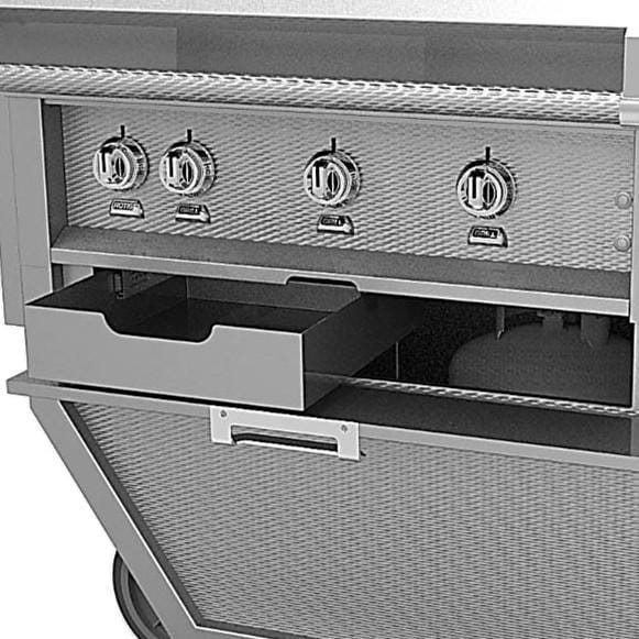 Hestan Deluxe 42-Inch Natural Gas Grill W/ Sear Burner, Rotisserie & Double Side Burner