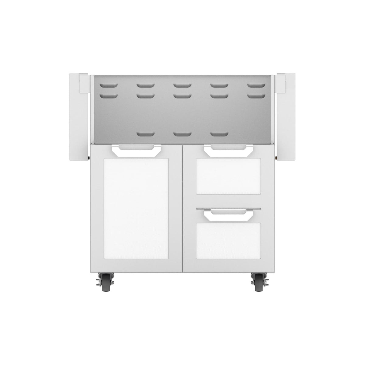 Hestan Double Drawer And Door Tower Cart For 30-Inch Gas Grill