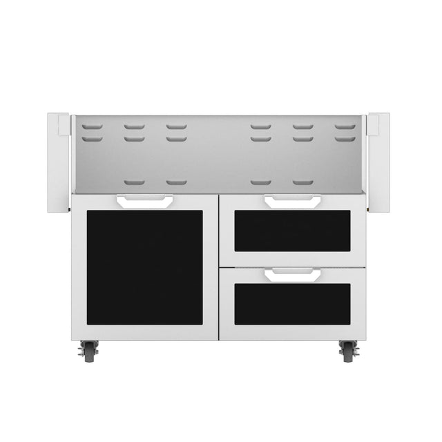 Hestan Double Drawer And Door Tower Cart For 36-Inch Gas Grill