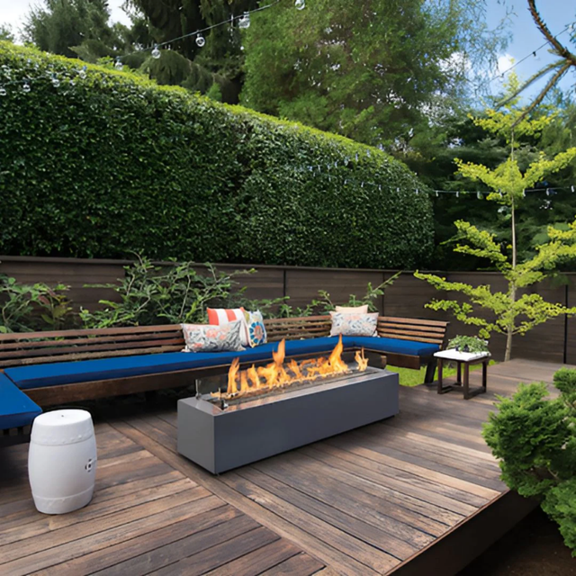 Fire Garden Complete Linear Gas Fire Pit - 108"