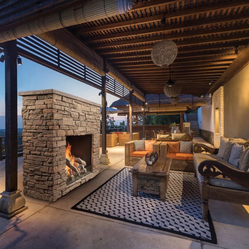 Fire Garden 4035 Traditional Outdoor Gas 40" Fireplace