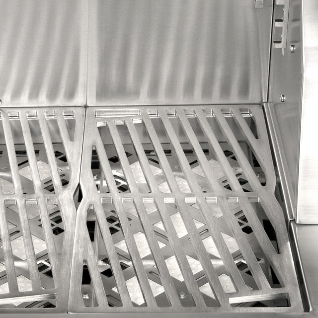 Hestan 42-Inch Natural Gas Grill W/ Sear Burner & Rotisserie On Double Drawer & Door Tower Cart