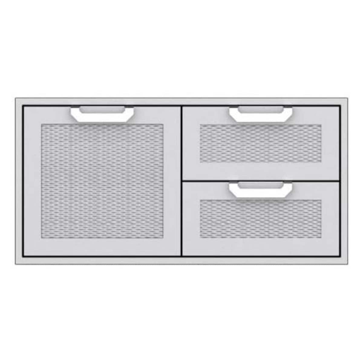 Hestan 42-Inch Double Drawer And Single Storage Door Combo