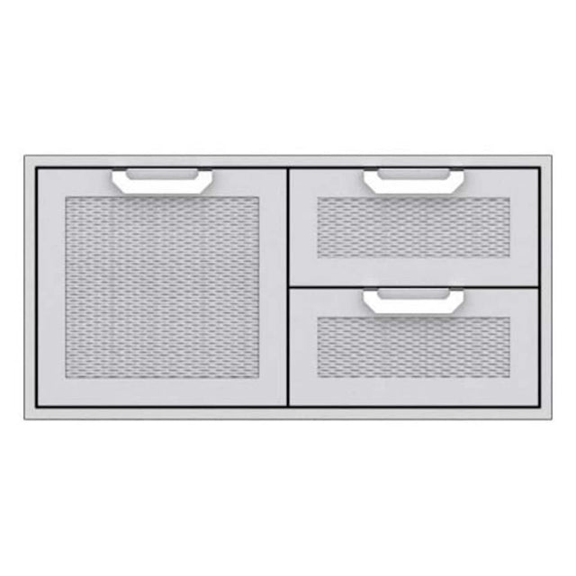 Hestan 36-Inch Double Drawer And Single Storage Door Combo
