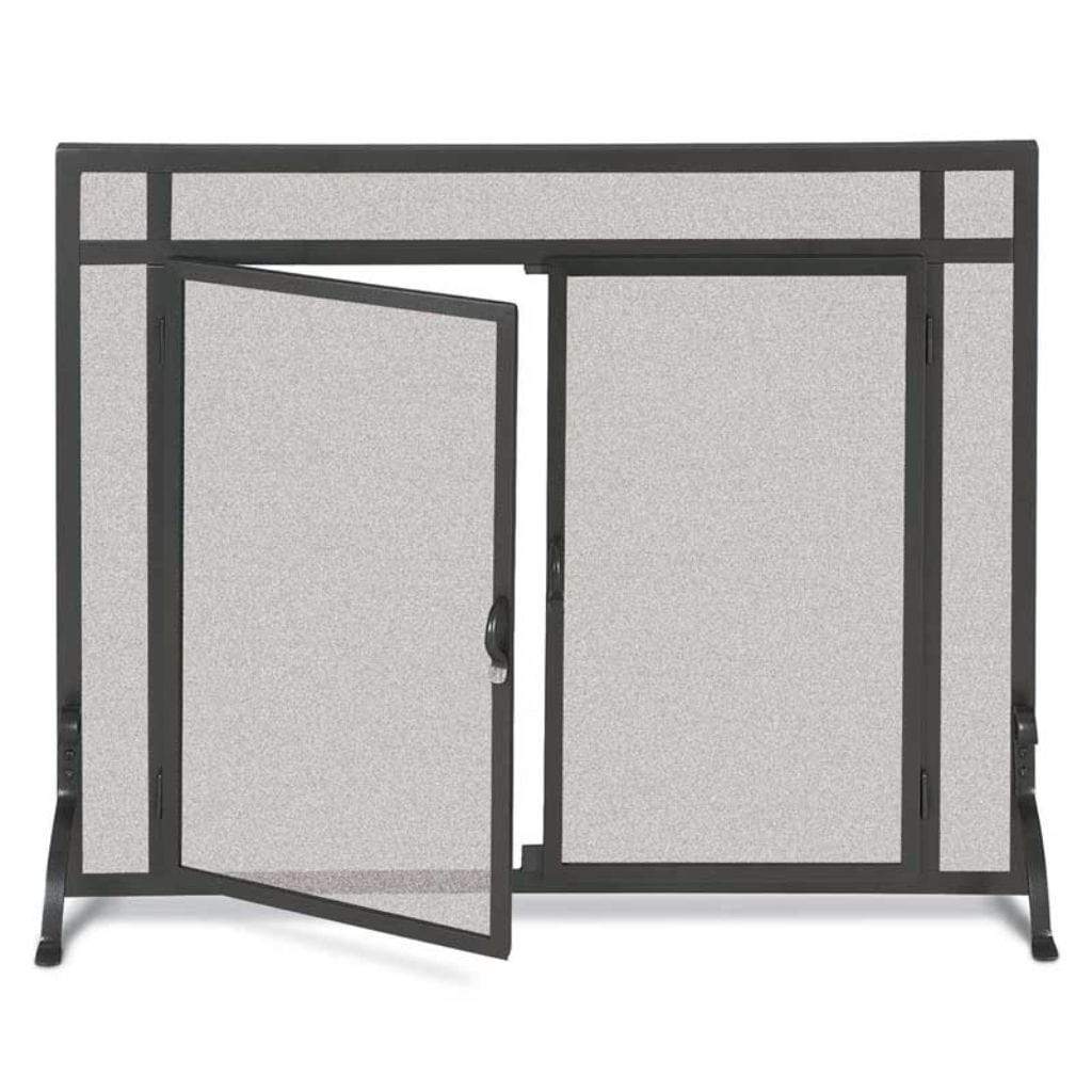Pilgrim - FGND Forged Iron Fireplace Screen Door