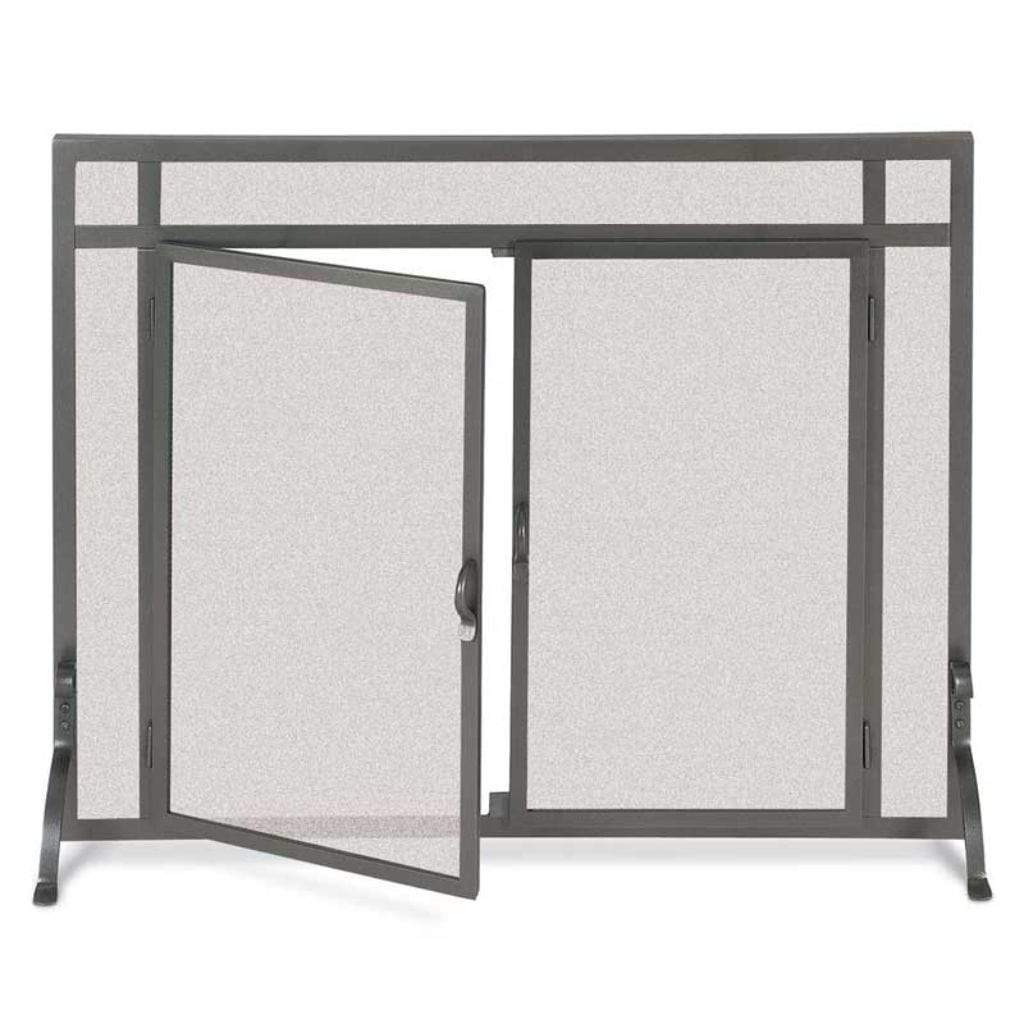 Pilgrim - FGND Forged Iron Fireplace Screen Door