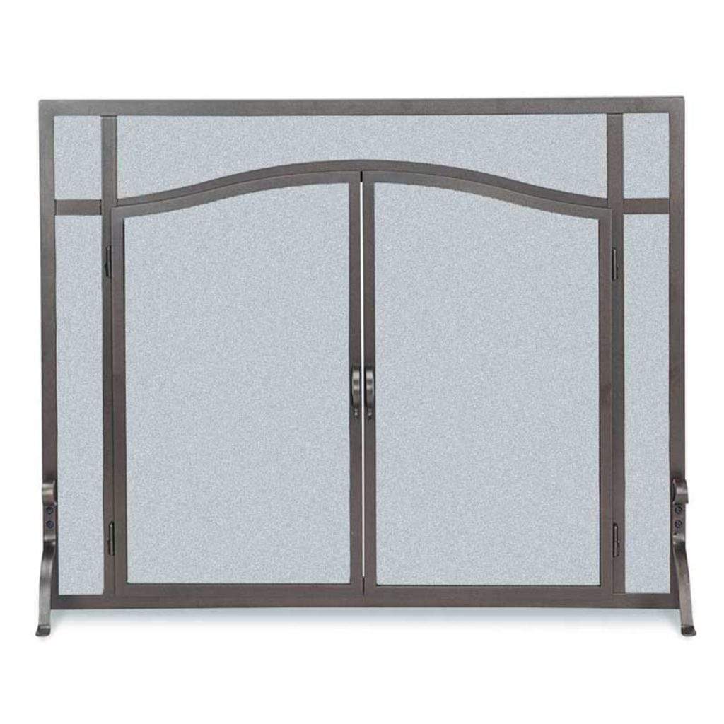 Pilgrim - FGNDA Forged Iron Door Fireplace Screen