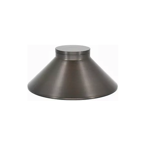 Lumien LAB-040 Brass Path Light Cap, Flat Top Dome Hat
