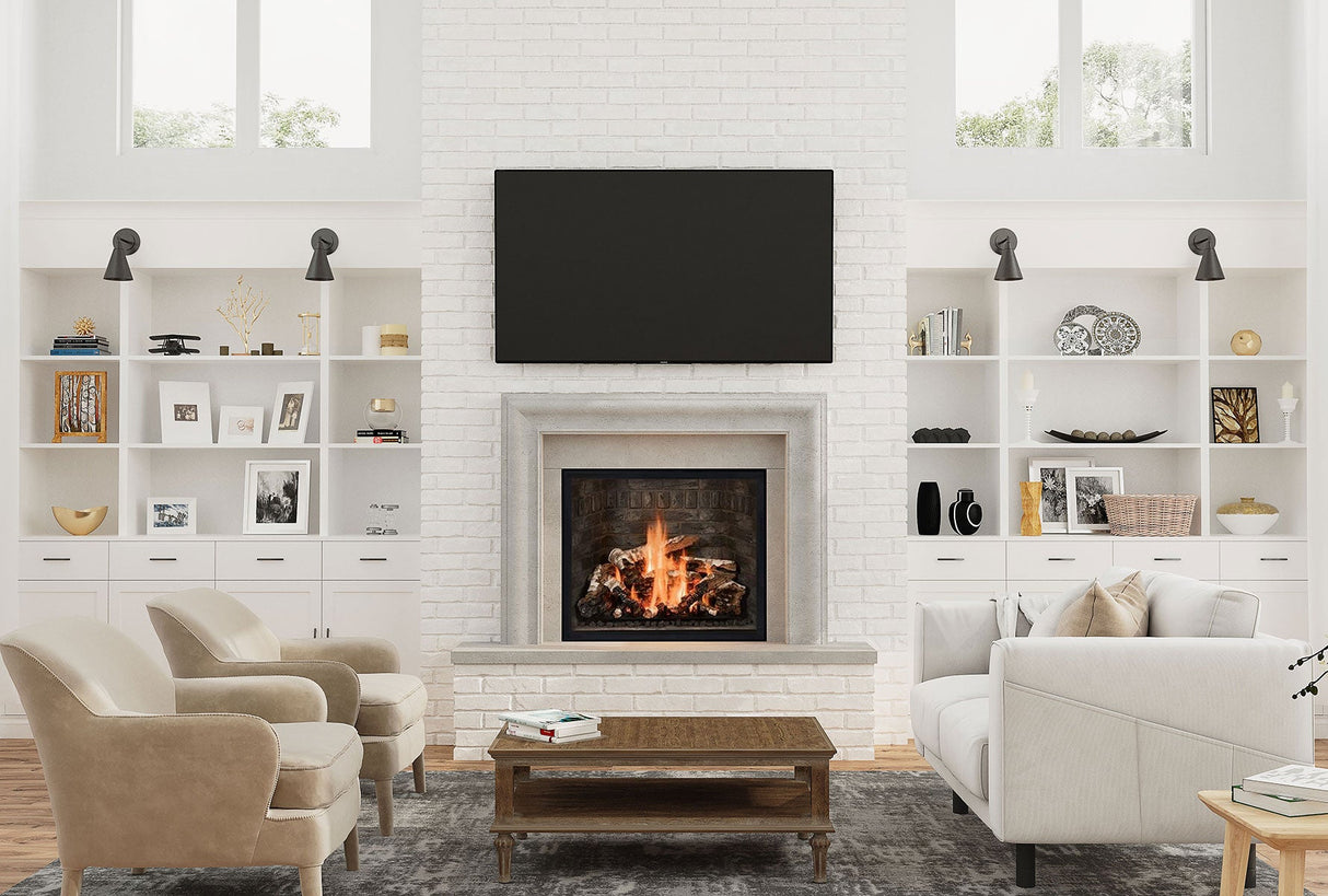 Omega Fireplace Mantel Surround (Cast Stone) 4115.7 GS