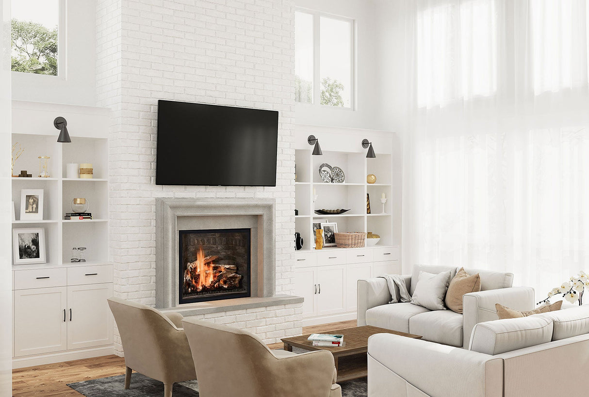 Omega Fireplace Mantel Surround (Cast Stone) 4115.7 GS