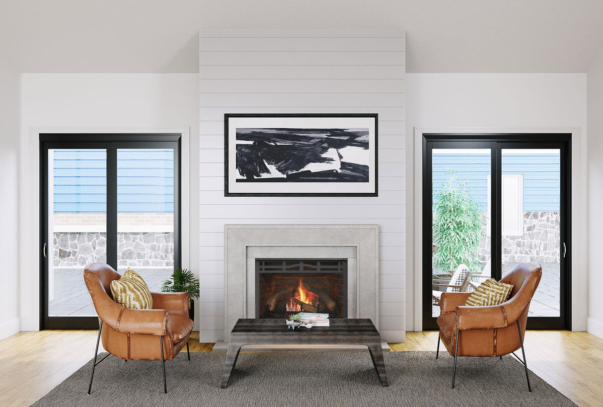 Omega Fireplace Mantel Surround (Cast Stone) 4116.8 GS