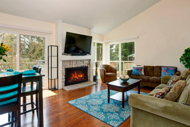 Traditional Lumina 44 with oak log set