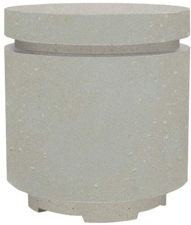 XO 20-Inch Round Propane Tank Enclosure - Limestone