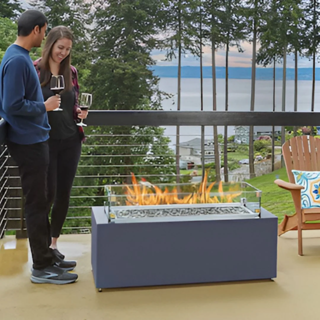 Fire Garden Complete Linear Gas Fire Pit - 108"
