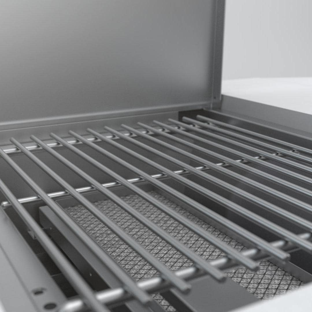 Mont Alpi 400 Deluxe Propane Gas Island Grill W/ Refrigerator Cabinet Outdoor Kitchen - MAi400-DFC