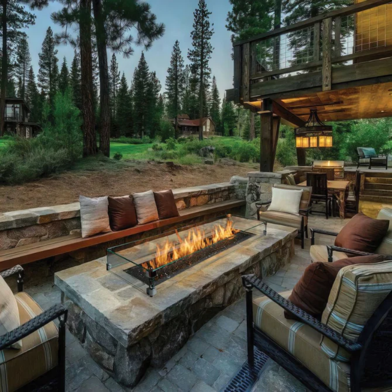 Fire Garden 96" Linear Gas Firepit Burner