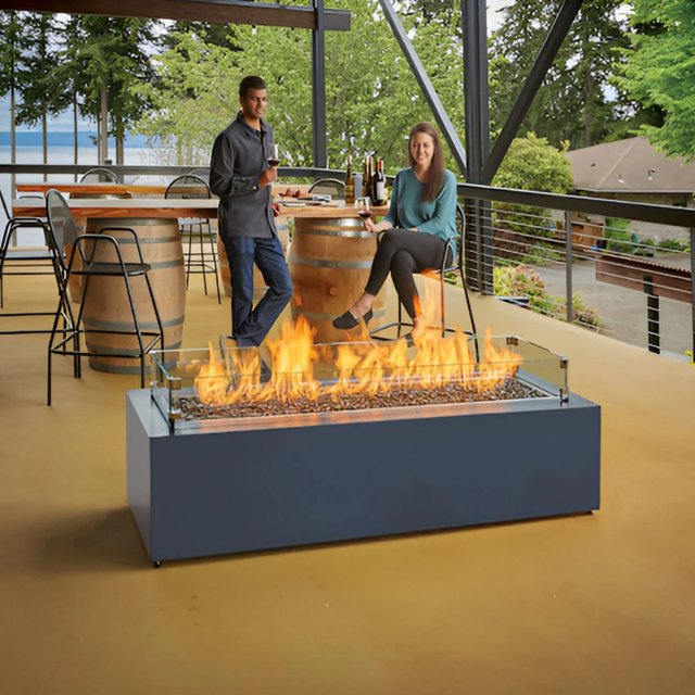 Fire Garden Complete Linear Gas Fire Pit - 108"