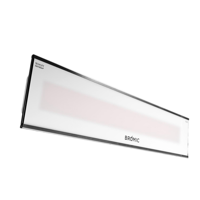 Bromic Heating Platinum Smart-Heat Series II 33-Inch 2300W 7,900 BTU 240V Electric Patio Heater - White